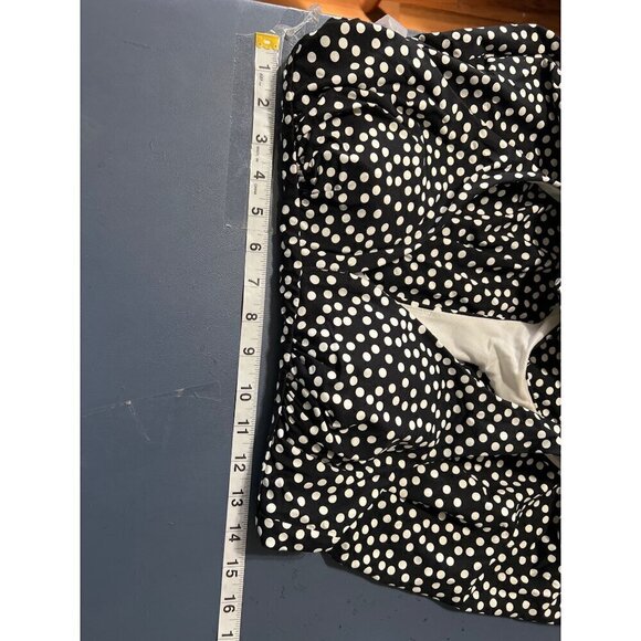 Lands End Womens Polka Dot Tankini Swim Top Size 6 Vacation Reaort Cruise - Picture 7 of 7